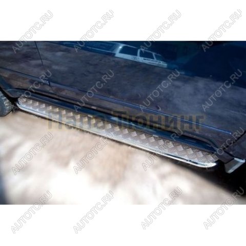 35 549 р. Пороги труба с листом SLITKOFF  Hyundai Tucson  TL (2015-2018) дорестайлинг (Лист нержавейка, профиль нержавейка)  с доставкой в г. Владивосток