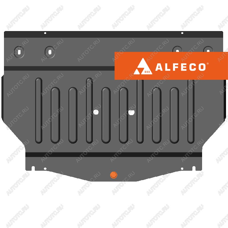 15 399 р. Защита картера и КПП (V-all) ALFECO  Changan CS55 (2017-2018) дорестайлинг (алюминий 4 мм)  с доставкой в г. Владивосток