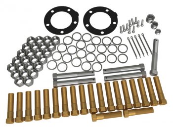 Комплект метизов на 5 кронштейнов БАКОР FAW J6 СА3310 шасси (2013-2025)