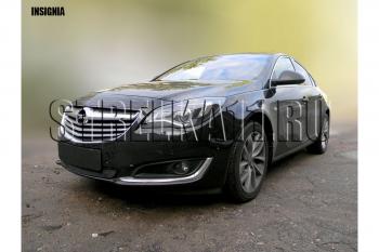 3 399 р. Защита радиатора Стрелка11 Стандарт  Opel Insignia  A (2013-2017) рестайлинг седан, рестайлинг, хэтчбэк, универсал рестайлинг (черная)  с доставкой в г. Владивосток. Увеличить фотографию 2