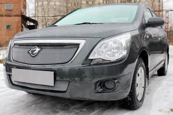 3 099 р. Защита радиатора (низ) Стрелка11 Стандарт  Chevrolet Cobalt (2011-2016), Ravon R4 (2016-2020) (хром)  с доставкой в г. Владивосток. Увеличить фотографию 2