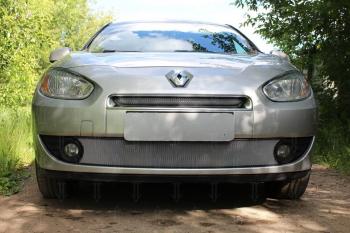 Защита радиатора (низ) Стрелка11 Стандарт Renault (Рено) Fluence (Флюэнс) (2010-2012) дорестайлинг