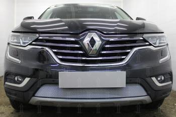 3 299 р. Защита радиатора Стрелка11 Стандарт  Renault Koleos  2 (2016-2025) (хром)  с доставкой в г. Владивосток. Увеличить фотографию 1