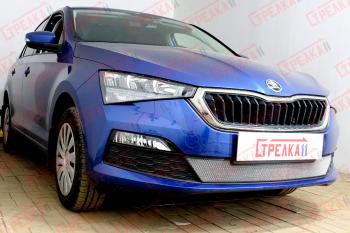 Защита радиатора (низ) Стрелка11 Стандарт Skoda (Шкода) Rapid (Рапид)  MK2 (2019-2024) MK2