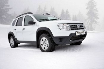 5 999 р. Комплект накладок на колёсные арки Petroil Tuning Renault Duster HS рестайлинг (2015-2021) (Текстурная поверхность)  с доставкой в г. Владивосток. Увеличить фотографию 3