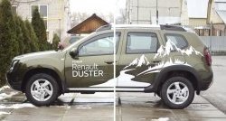 8 749 р. Накладки на колёсные арки RA  Renault Duster  HS (2015-2021) рестайлинг (Неокрашенные)  с доставкой в г. Владивосток. Увеличить фотографию 2