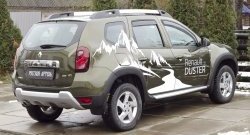 8 749 р. Накладки на колёсные арки RA  Renault Duster  HS (2015-2021) рестайлинг (Неокрашенные)  с доставкой в г. Владивосток. Увеличить фотографию 5