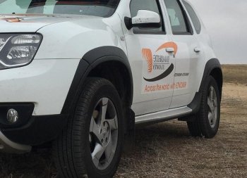 7 649 р. Накладки на колесные арки Артформ Renault Duster HS рестайлинг (2015-2021)  с доставкой в г. Владивосток. Увеличить фотографию 3