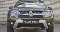 1 139 р. Защитная сетка решетки радиатора РА  Renault Duster  HS (2015-2021) рестайлинг  с доставкой в г. Владивосток. Увеличить фотографию 2