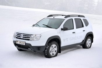 4 949 р. Пластиковые пороги Petroil Tuning ❞Чистые штаны❝  Renault Duster  HS (2010-2021) дорестайлинг, рестайлинг (Тисненый пластик)  с доставкой в г. Владивосток. Увеличить фотографию 3