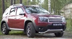 2 179 р. Защитная сетка решетки переднего бампера (c дхо и обвесом) РА  Renault Duster  HS (2010-2015) дорестайлинг  с доставкой в г. Владивосток. Увеличить фотографию 3