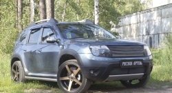 2 199 р. Защитная сетка решетки переднего бампера (с обвесом без дхо) РА  Renault Duster  HS (2010-2015) дорестайлинг  с доставкой в г. Владивосток. Увеличить фотографию 2