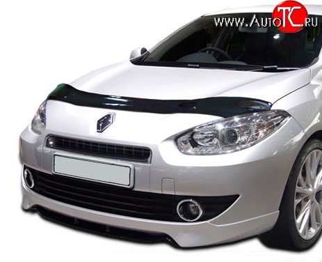 2 799 р. Дефлектор капота NovLine Renault Fluence дорестайлинг (2010-2012)  с доставкой в г. Владивосток