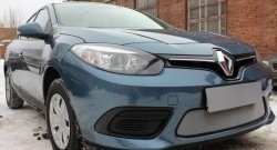 1 539 р. Сетка на бампер Russtal (хром) Renault Fluence дорестайлинг (2010-2012)  с доставкой в г. Владивосток. Увеличить фотографию 3