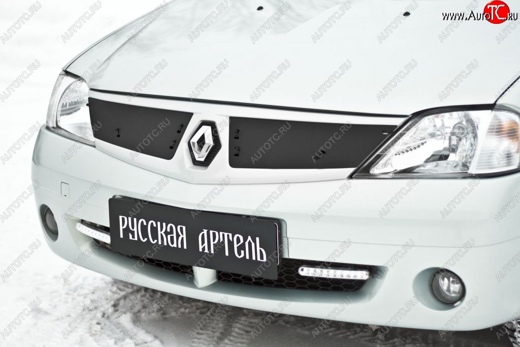 879 р. Зимняя заглушка решетки радиатора РА  Renault Logan  1 (2004-2010) дорестайлинг  с доставкой в г. Владивосток