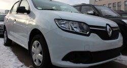 1 469 р. Сетка в решетку радиатора Russtal  Renault Logan  2 (2014-2018) дорестайлинг (черная)  с доставкой в г. Владивосток. Увеличить фотографию 2