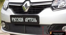 2 099 р. Защитная сетка в нижнюю часть бампера RA  Renault Logan  2 (2014-2018) дорестайлинг  с доставкой в г. Владивосток. Увеличить фотографию 6