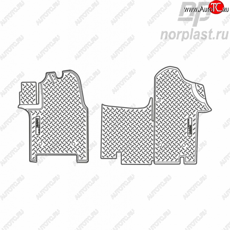 1 899 р. Комплект ковриков в салон Norplast  Renault Master  FV,JV (2010-2018) фургон дорестайлинг, фургон 1-ый рестайлинг  с доставкой в г. Владивосток