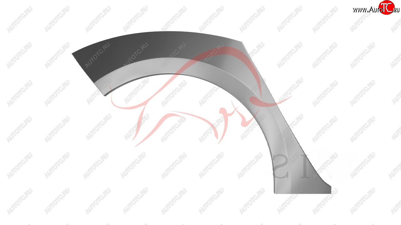 2 189 р. Правая задняя ремонтная арка (внешняя) Wisentbull  Renault Megane  универсал (2016-2025)  дорестайлинг  с доставкой в г. Владивосток