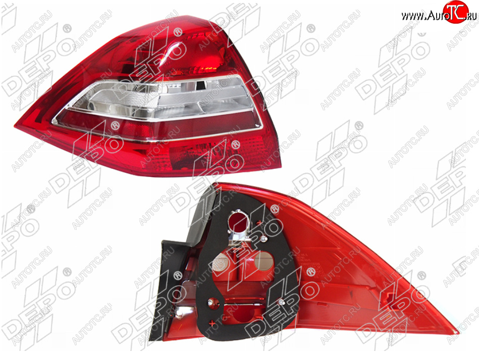 7 549 р. Левый фонарь задний DEPO  Renault Megane  седан (2006-2009)  рестайлинг  с доставкой в г. Владивосток