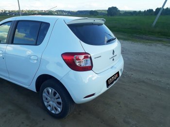 6 499 р. Спойлер INMAX  Renault Sandero  (B8) - Sandero Stepway  (B8) (неокрашенный)  с доставкой в г. Владивосток. Увеличить фотографию 12