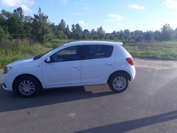 6 499 р. Спойлер INMAX Renault Sandero Stepway (B8) дорестайлинг (2014-2018) (неокрашенный)  с доставкой в г. Владивосток. Увеличить фотографию 5