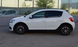 3 699 р. Комплект накладок на арки KART RS NEW Renault Sandero (B8) дорестайлинг (2014-2018) (Неокрашенные)  с доставкой в г. Владивосток. Увеличить фотографию 5