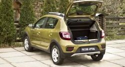 1 749 р. Защитная накладка на задний бампер Stepway RA  Renault Sandero Stepway  (B8) (2014-2018) дорестайлинг  с доставкой в г. Владивосток. Увеличить фотографию 4