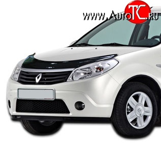 2 699 р. Дефлектор капота NovLine Renault Sandero Stepway (BS) (2010-2014)  с доставкой в г. Владивосток