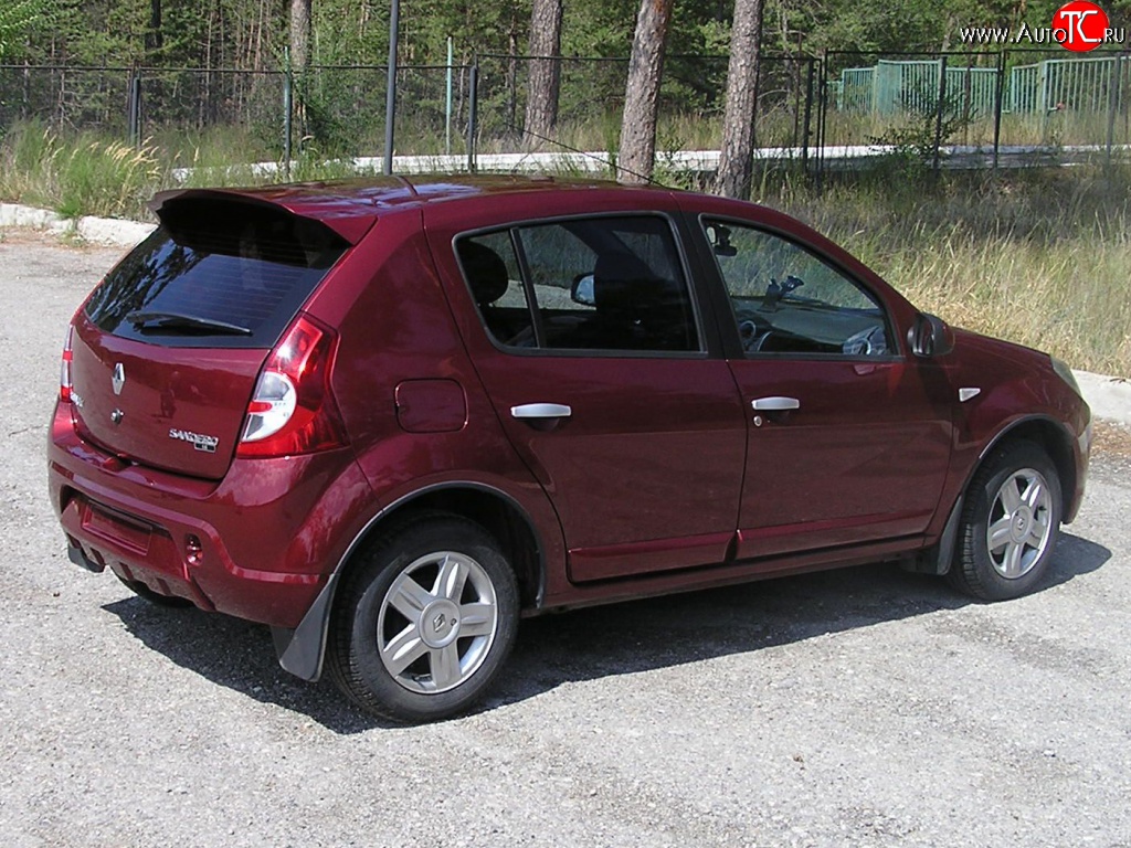 4 649 р. Спойлер Kart RS 2 Renault Sandero Stepway (BS) (2010-2014) (Неокрашенный)  с доставкой в г. Владивосток