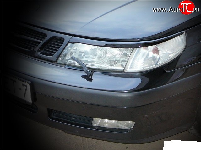 1 119 р. Реснички Sport на фары SAAB 9-5 YS3E cедан дорестайлинг (1997-2001)  с доставкой в г. Владивосток