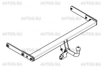 6 799 р. Фаркоп (условно-съемный шар) AvtoS Volkswagen Tiguan Mk2 дорестайлинг (2016-2020)  с доставкой в г. Владивосток. Увеличить фотографию 2