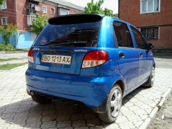 Спойлер двери задка Автостайл Daewoo Matiz M100 дорестайлинг (1998-2000)