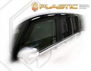 2 199 р. Дефлектора окон CA-Plastic  Honda StepWagon  5 RP1,RP2, RP3, RP4, RP5 (2017-2022)  минивэн рестайлинг (серия Classic полупрозрачный)  с доставкой в г. Владивосток. Увеличить фотографию 2