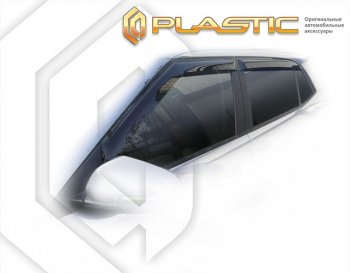 2 099 р. Дефлектора окон CA-Plastic Hyundai Creta SU (2020-2022) (серия Classic полупрозрачный)  с доставкой в г. Владивосток. Увеличить фотографию 2