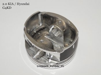 17 999 р. Поршни (KIA, Hyundai 2,0 G4KD под кольца 1,2/1,2/2,0) СТИ Hyundai Sonata DN8 (2019-2022) (диаметр поршня: 86,00 мм)  с доставкой в г. Владивосток. Увеличить фотографию 2