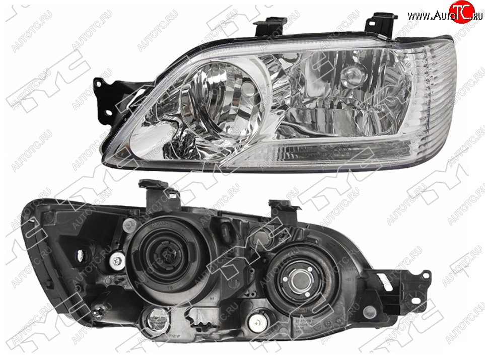 10 649 р. Левая фара (под 2 лампочки) TYC Mitsubishi Lancer Cedia 9 CS универсал (2000-2003)  с доставкой в г. Владивосток