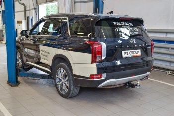 17 999 р. Фаркоп (быстросъемный квадрат) Petroil Tuning  Hyundai Palisade  LX2 (2018-2022)  с доставкой в г. Владивосток. Увеличить фотографию 2