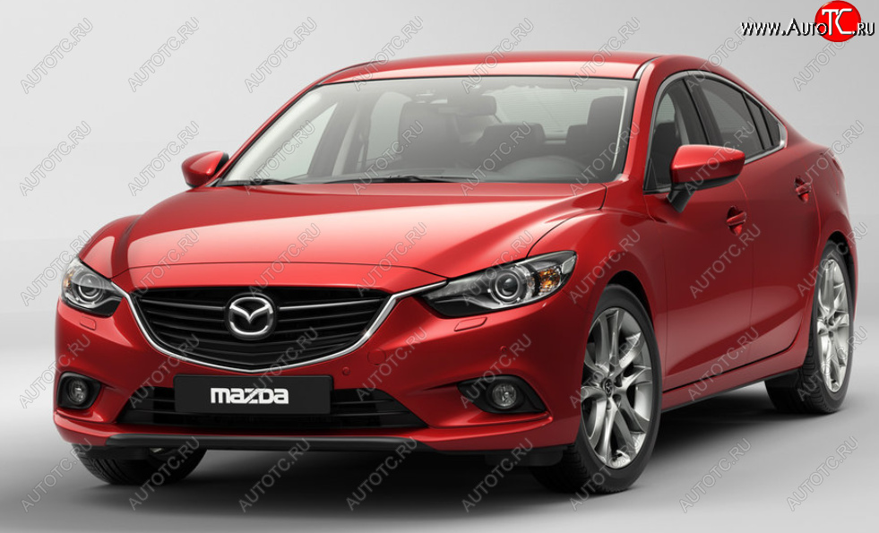 12 649 р. Капот BodyParts Mazda 6 GJ дорестайлинг седан (2012-2015) (Неокрашенный)  с доставкой в г. Владивосток