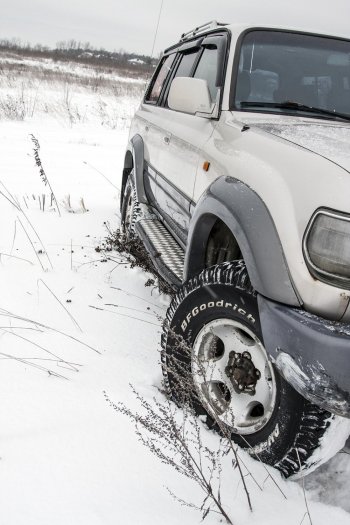 43 999 р. Защита порогов с подножкой РИФ Toyota Land Cruiser 80 (1989-1997)  с доставкой в г. Владивосток. Увеличить фотографию 3