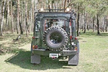 33 999 р. Бампер задний силовой РИФ  Land Rover Defender 110  1 L316 - Defender 90  1 L316 (Под лебёдку)  с доставкой в г. Владивосток. Увеличить фотографию 2