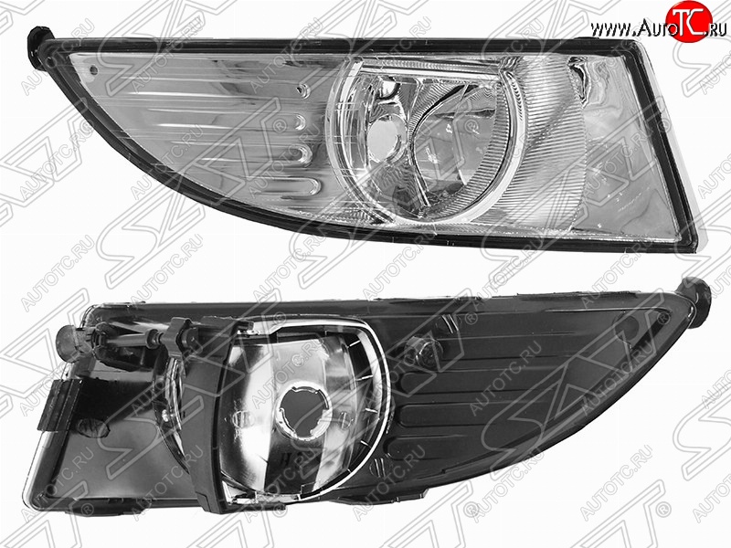 1 589 р. Правая противотуманная фара SAT (под одну лампу) Skoda Fabia Mk2 универсал рестайлинг (2010-2014)  с доставкой в г. Владивосток