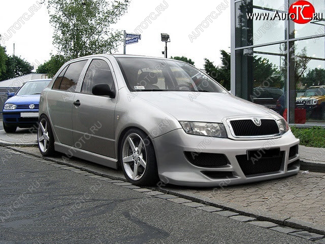 25 699 р. Передний бампер Weber Sport Skoda Fabia Mk1 седан рестайлинг (2004-2008)  с доставкой в г. Владивосток