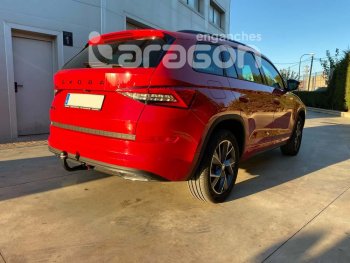 22 699 р. Фаркоп Aragon.(шар V) Skoda Kodiaq NU7 дорестайлинг (2017-2021)  с доставкой в г. Владивосток. Увеличить фотографию 7