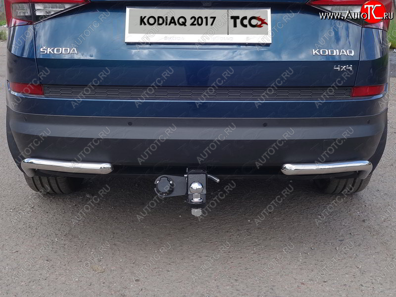 13 949 р. Фаркоп (тягово-сцепное устройство) TCC  Skoda Kodiaq  NU7 (2017-2021) дорестайлинг (Оцинкованный, шар E )  с доставкой в г. Владивосток