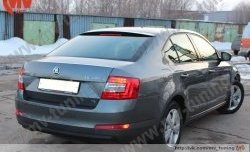 4 649 р. Козырёк на заднее стекло RS Skoda Octavia A7 дорестайлинг лифтбэк (2012-2017) (Неокрашенный)  с доставкой в г. Владивосток. Увеличить фотографию 5