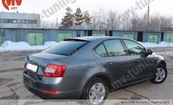 4 649 р. Козырёк на заднее стекло RS Skoda Octavia A7 дорестайлинг лифтбэк (2012-2017) (Неокрашенный)  с доставкой в г. Владивосток. Увеличить фотографию 6