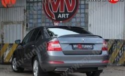 5 849 р. Спойлер RS  Skoda Octavia  A7 (2012-2020) дорестайлинг лифтбэк, рестайлинг лифтбэк (Неокрашенный)  с доставкой в г. Владивосток. Увеличить фотографию 2