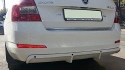 5 999 р. Накладка на задний бампер CT Skoda Octavia A7 дорестайлинг лифтбэк (2012-2017) (Неокрашенная)  с доставкой в г. Владивосток. Увеличить фотографию 3