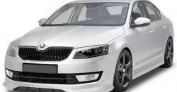 5 999 р. Пороги накладки CT Skoda Octavia A7 дорестайлинг универсал (2012-2017) (Неокрашенные)  с доставкой в г. Владивосток. Увеличить фотографию 2